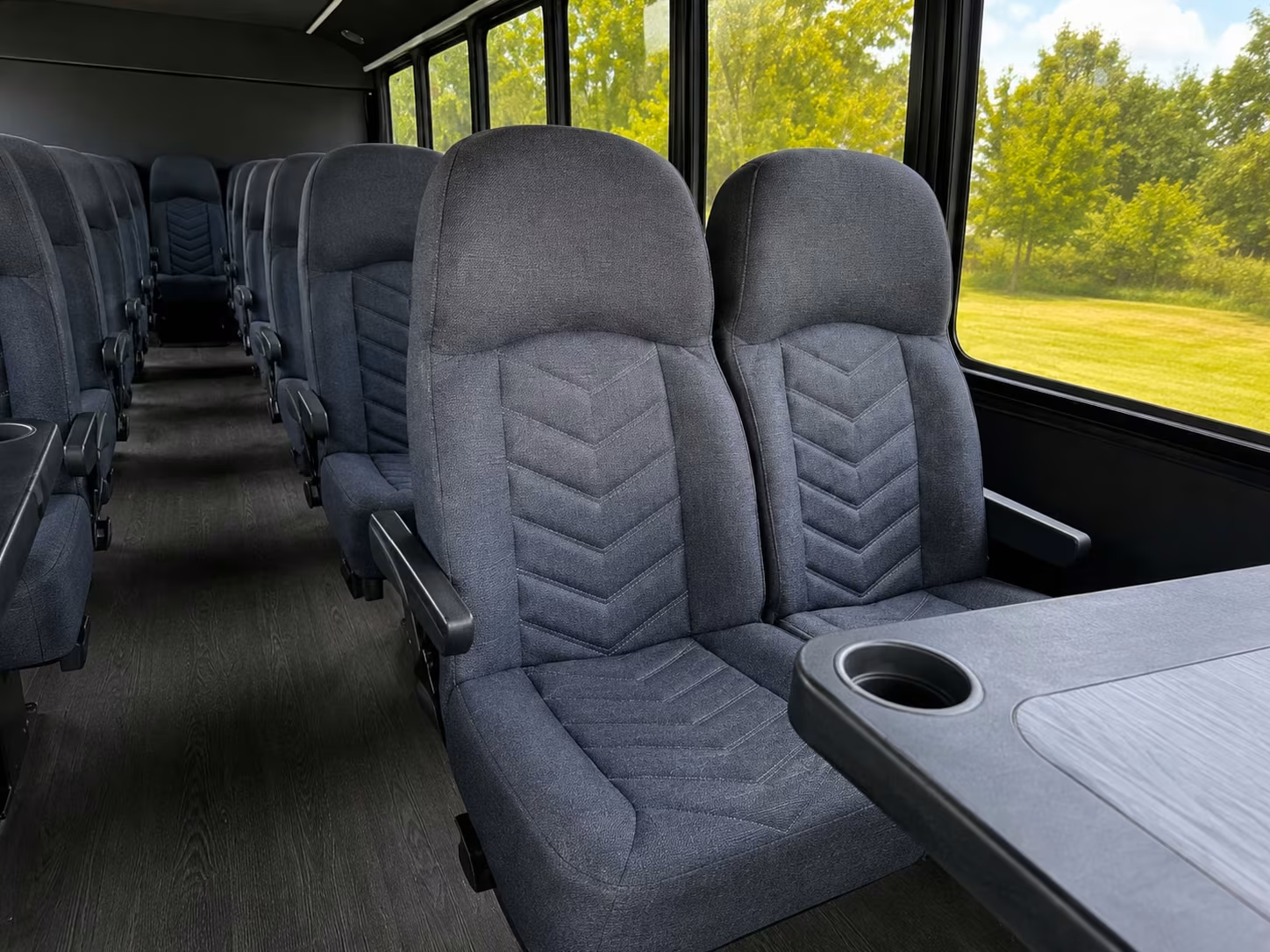 20 passenger minibus interior