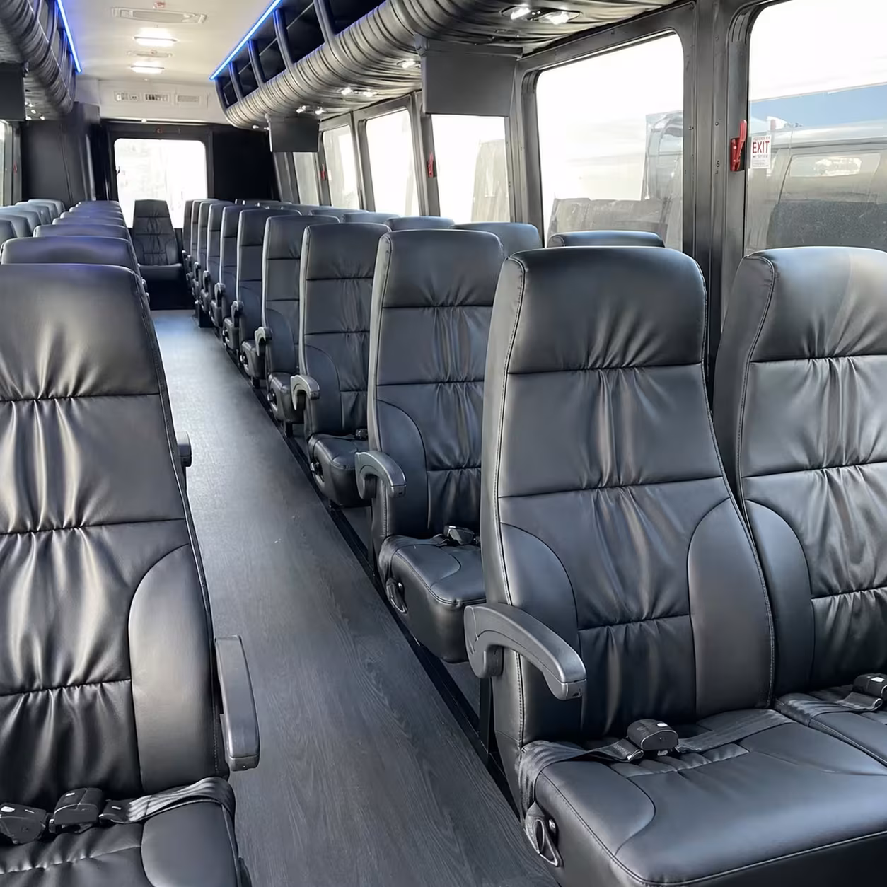 30 passenger minibus inside