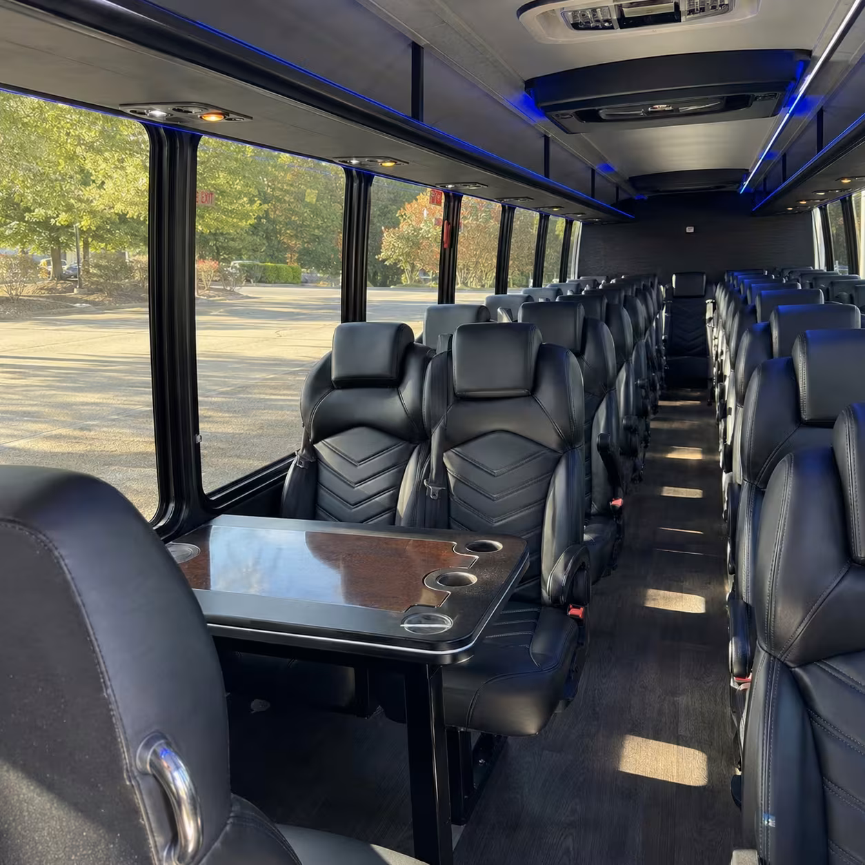 30 passenger minibus interior