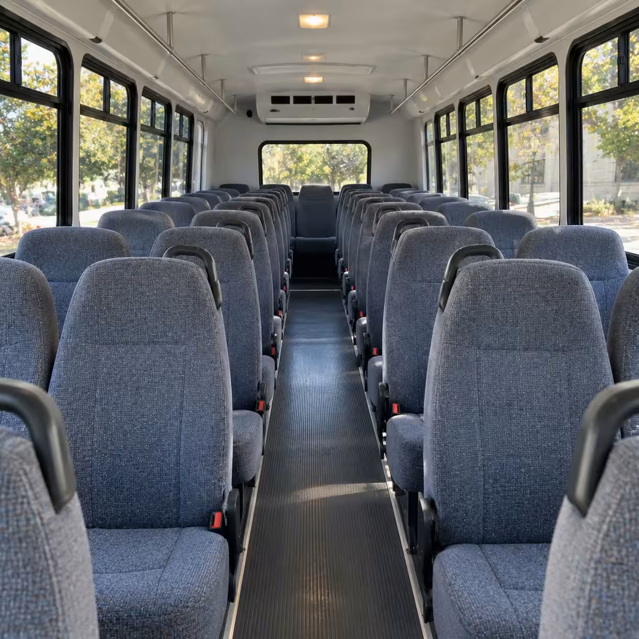 35 passenger minibus interior