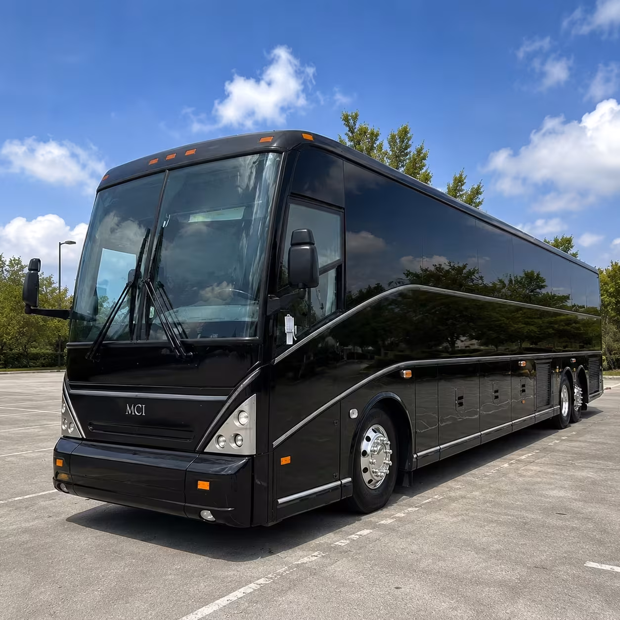 fontana charter bus rentals for executive airport transfers