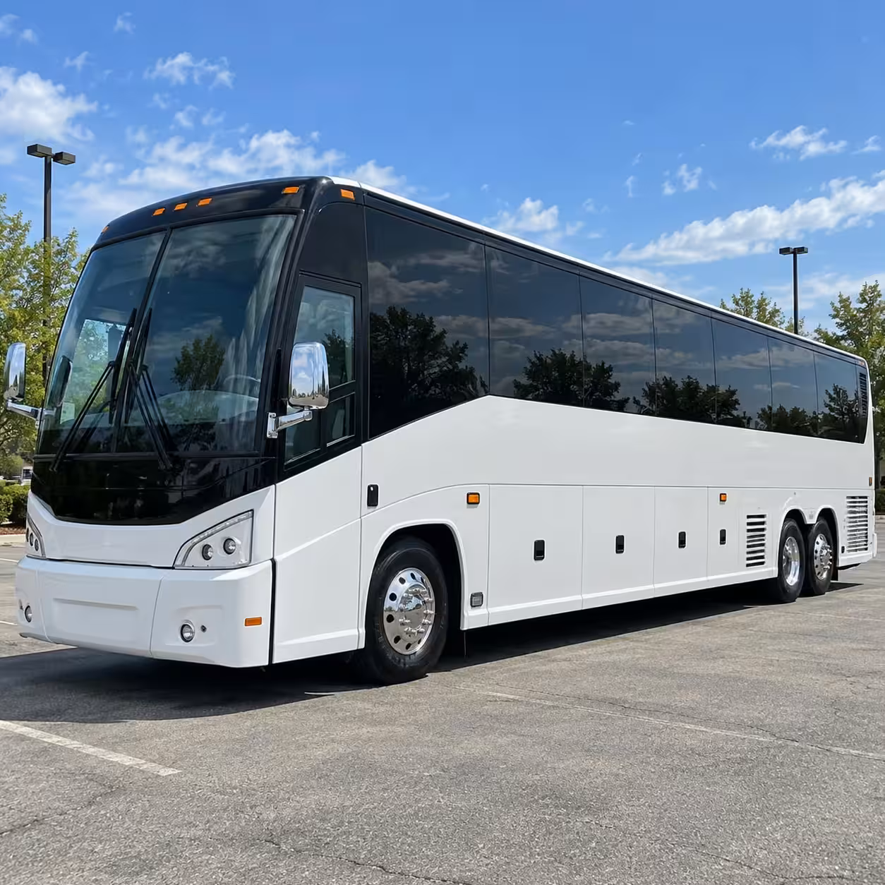 prom charter bus rentals for fontana high schools