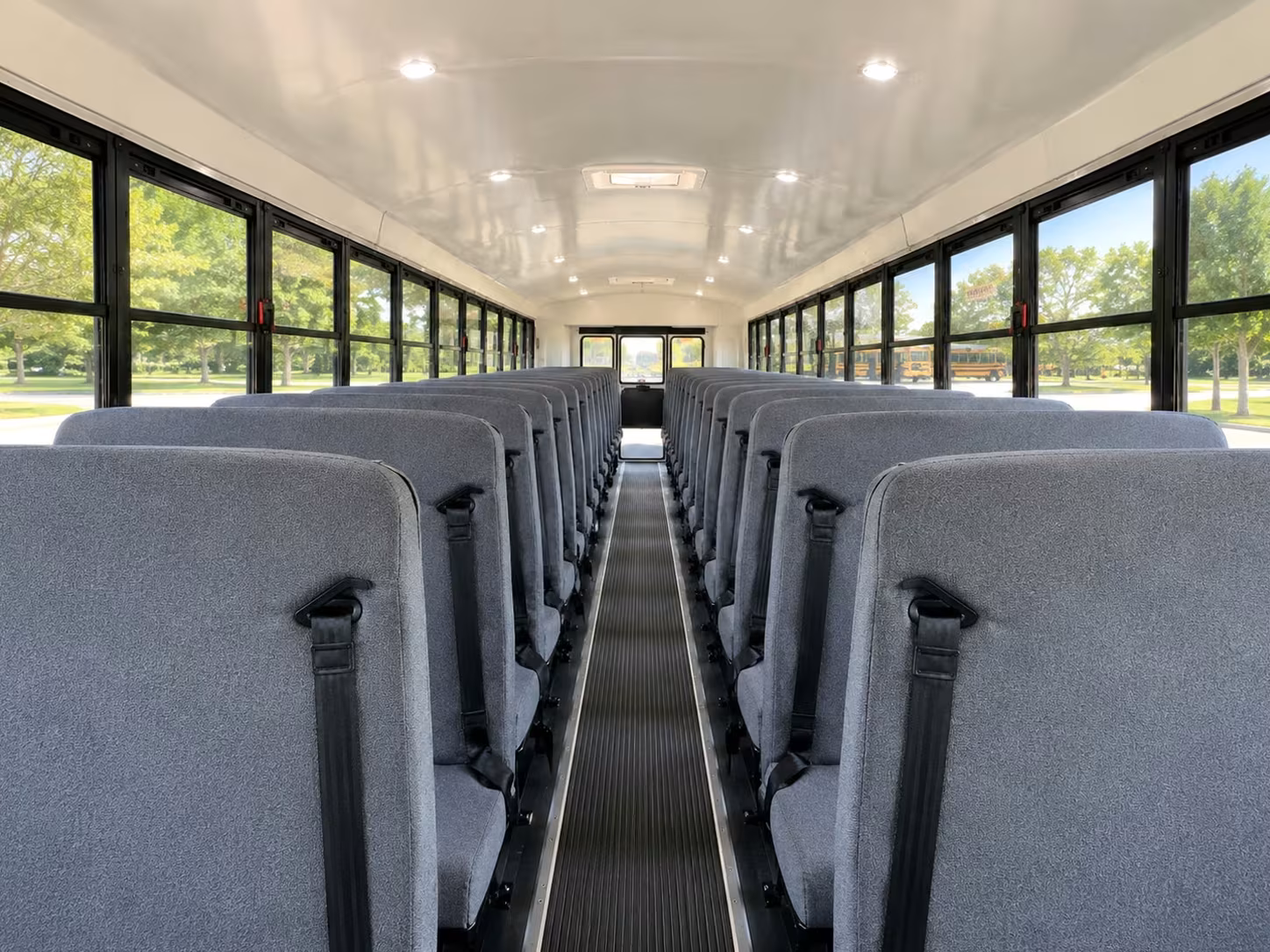 school bus interior
